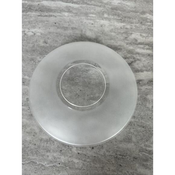 Vintage Frosted Glass Saucers Plates 5.5” Set‎ of 9 - Picture 7 of 11